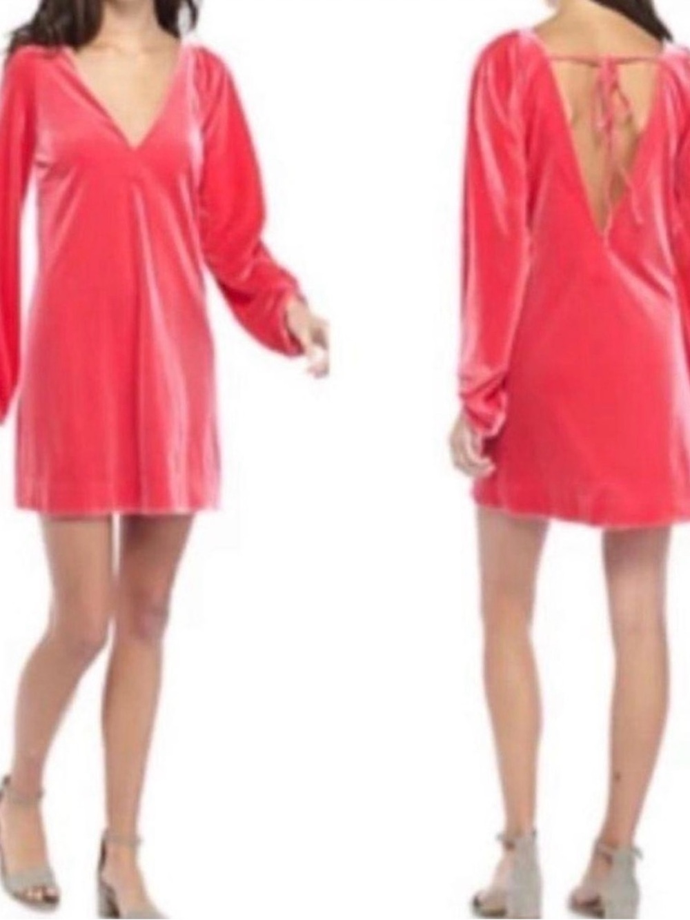 Free People Misha Mini Velvet Dress M